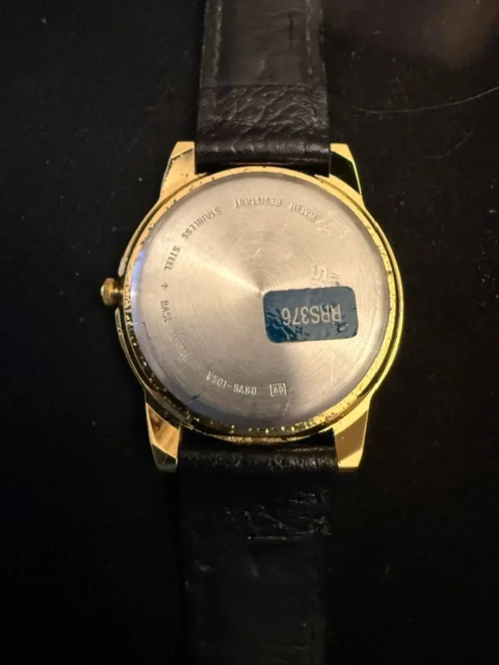 Lorus Mickey Mouse Quartz Watch Blue Sunburst Dial V501-9A80 Vintage 90s